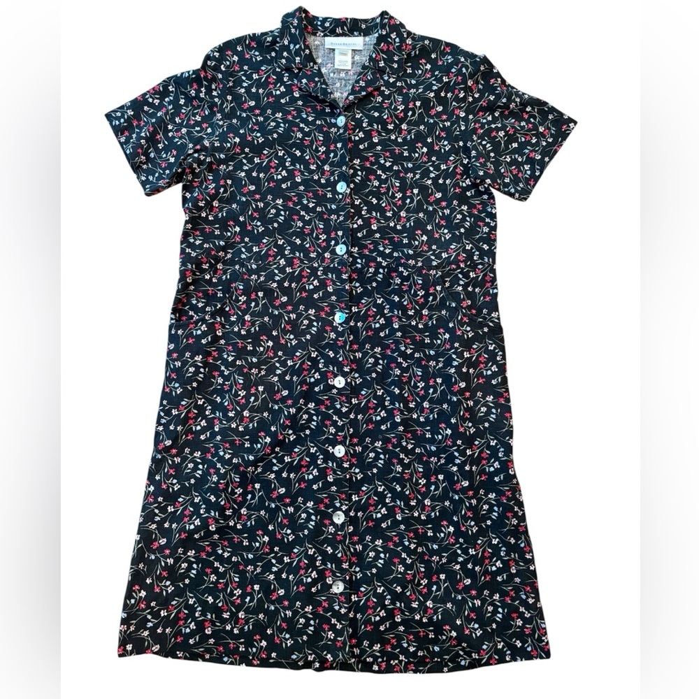 Floral Black Dress